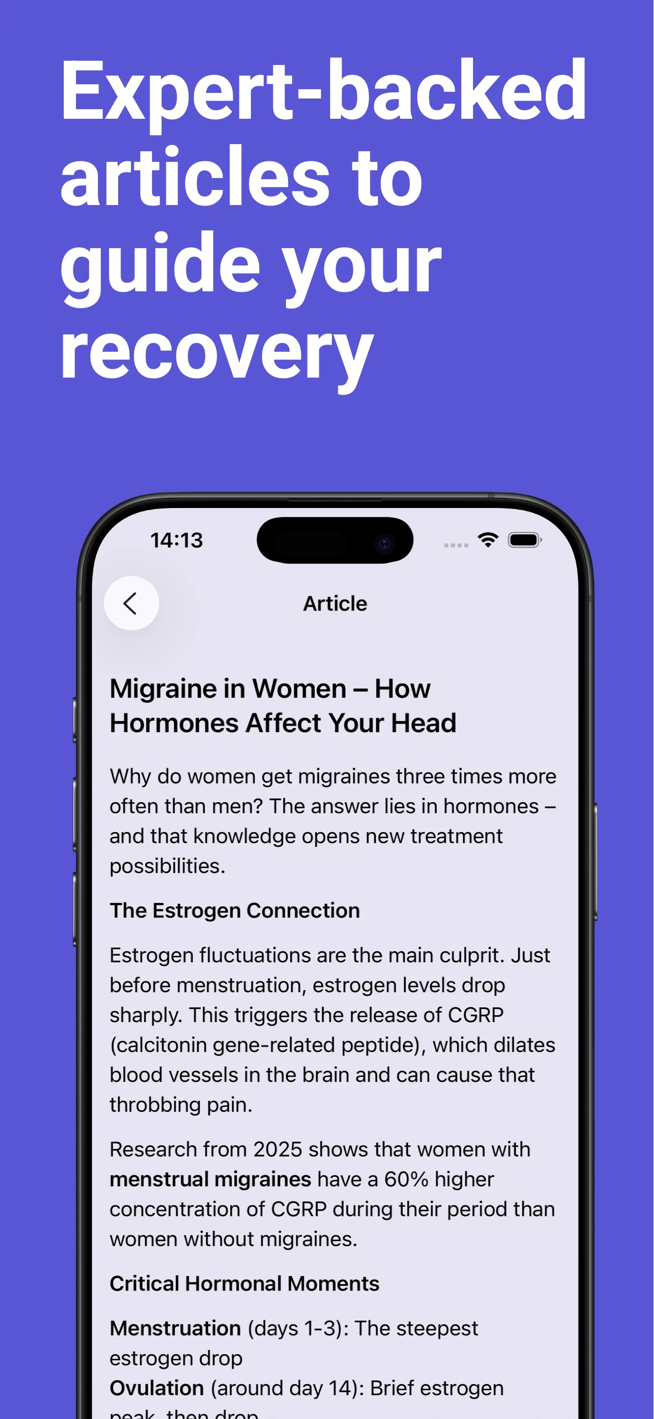 Settings and privacy options inside HeadYogi